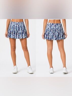 TEETIME pleated flowy elastic‎ waist Golf skort size medium
